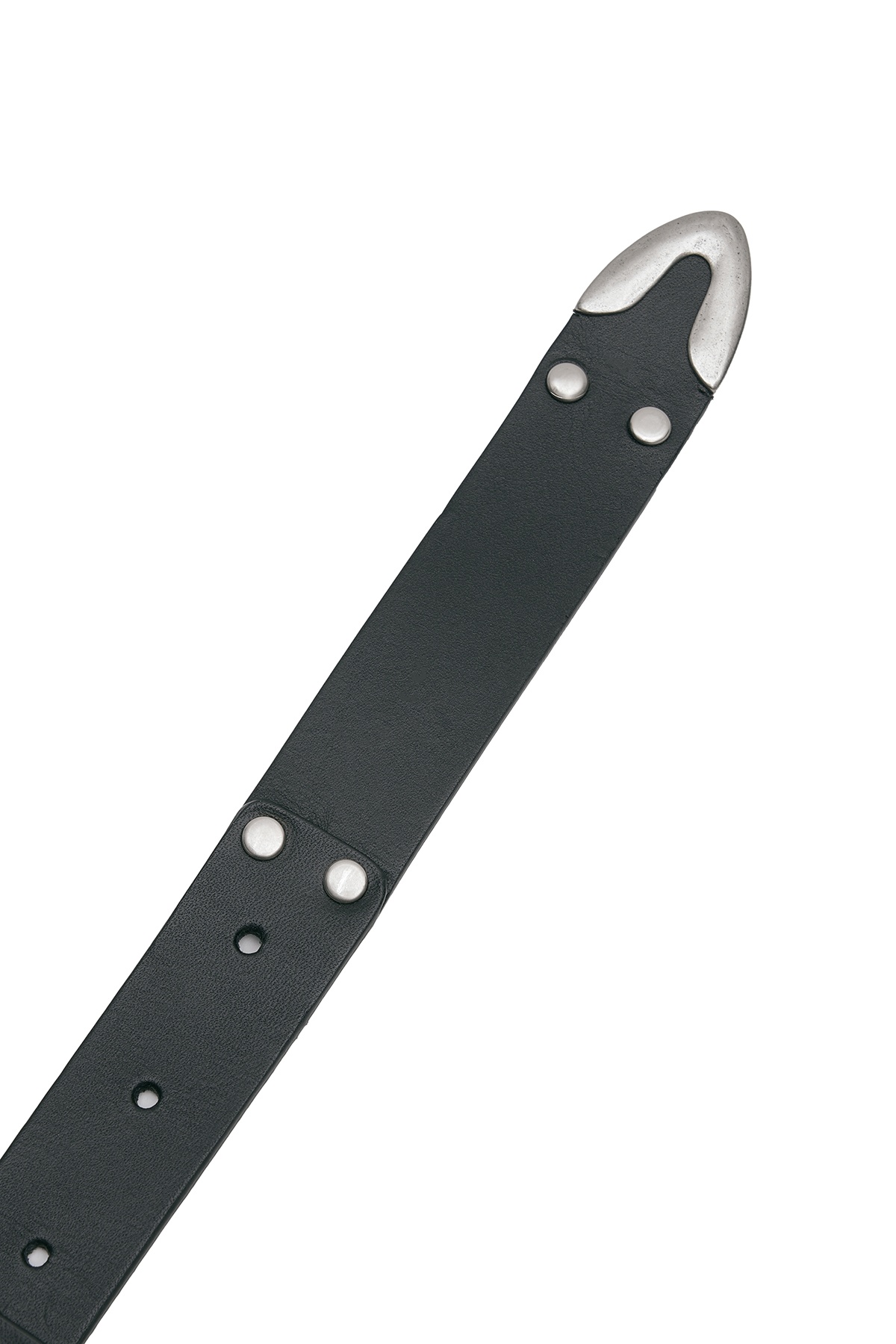 DOUBLE STUD LEATHER BELT