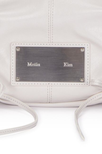 HALF SHIRRING RIBBON ROUND BAG