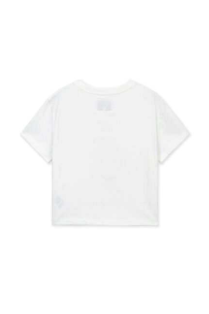 LABEL POINT LETTERING CROP TOP