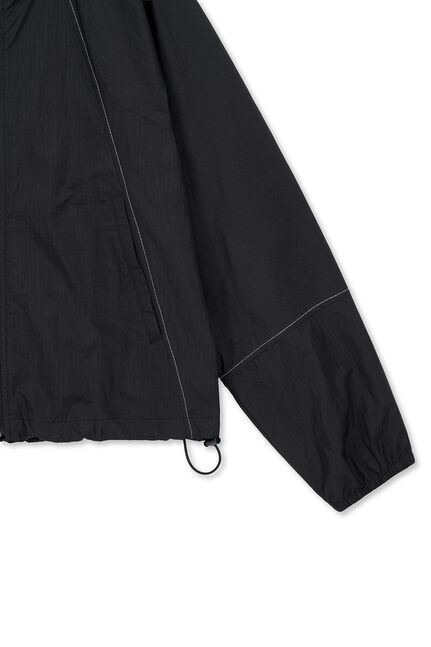 CROPPED BACK LOGO HOODY WIND BREAKER