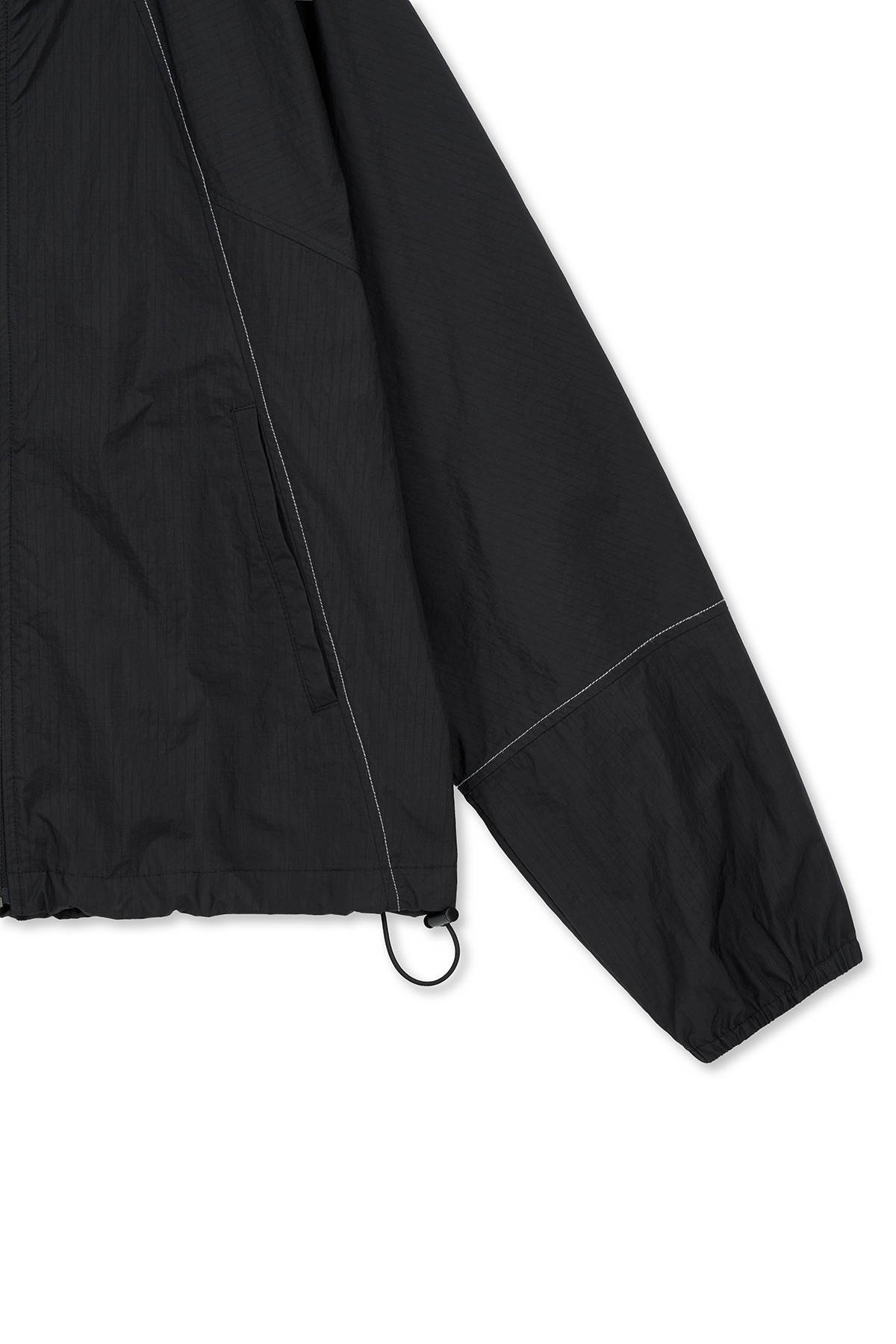 CROPPED BACK LOGO HOODY WIND BREAKER