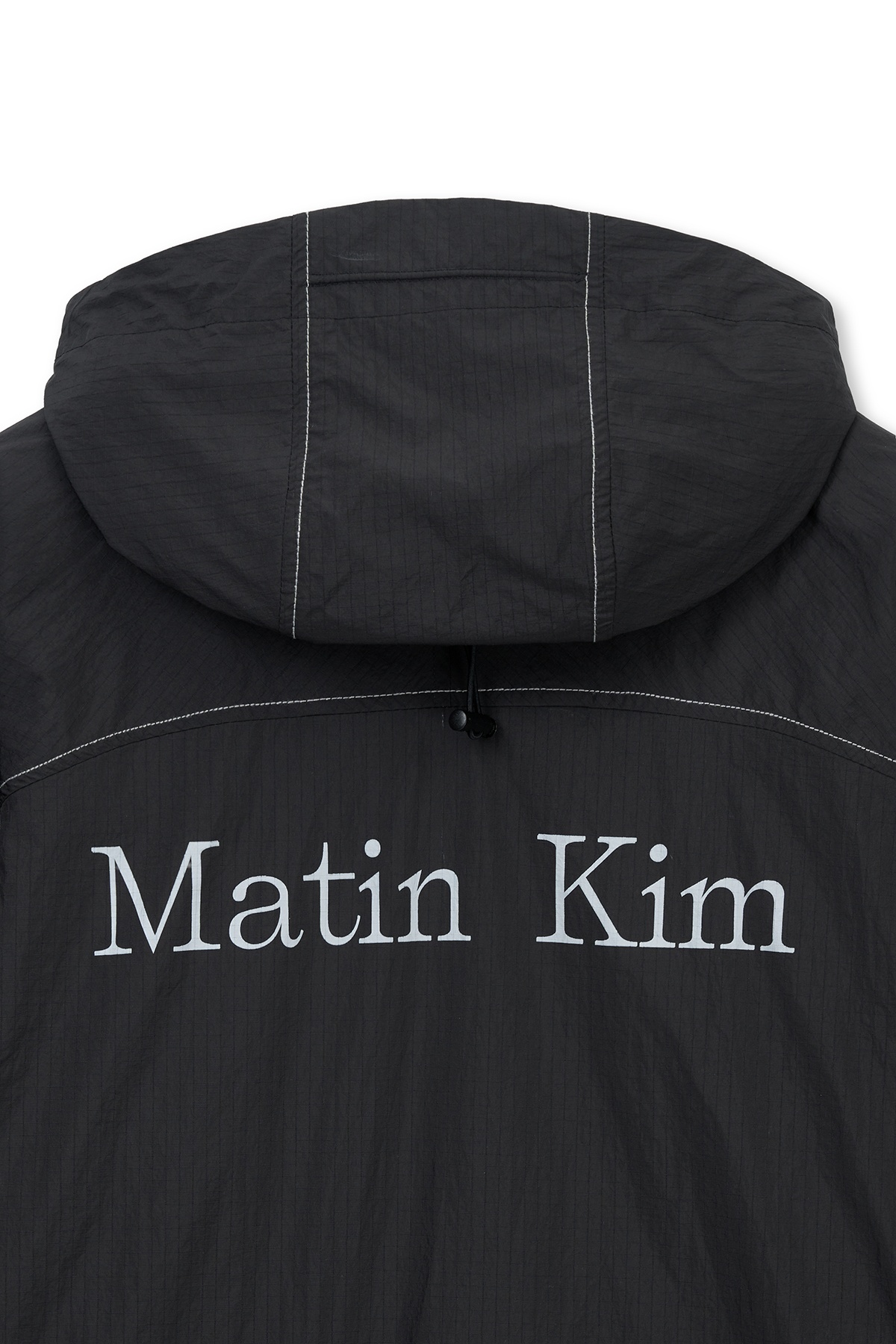 CROPPED BACK LOGO HOODY WIND BREAKER