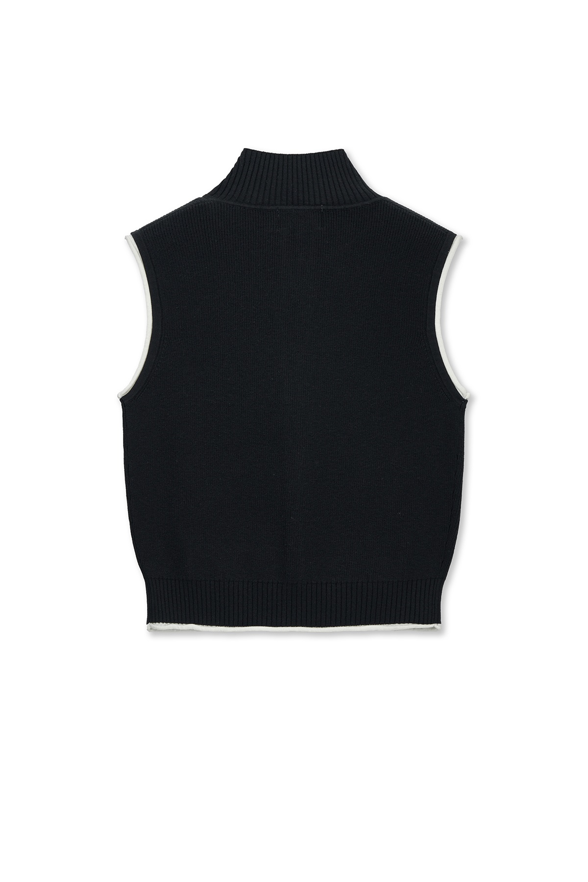 MATIN SPELL POINT KNIT ZIP UP VEST