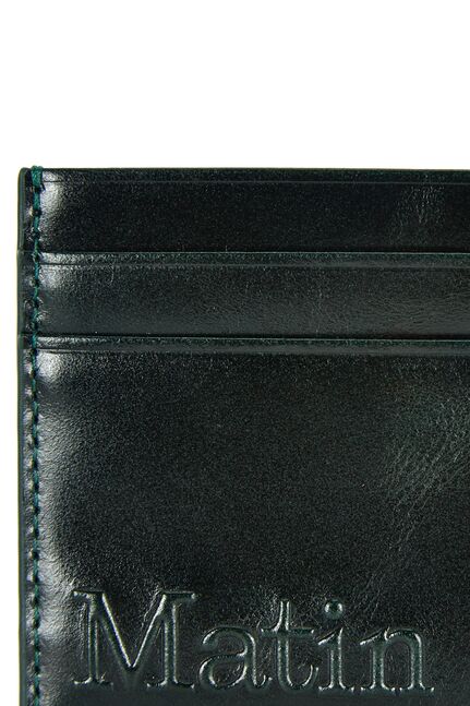 EMBOSSED LOGO CARD WALLET
