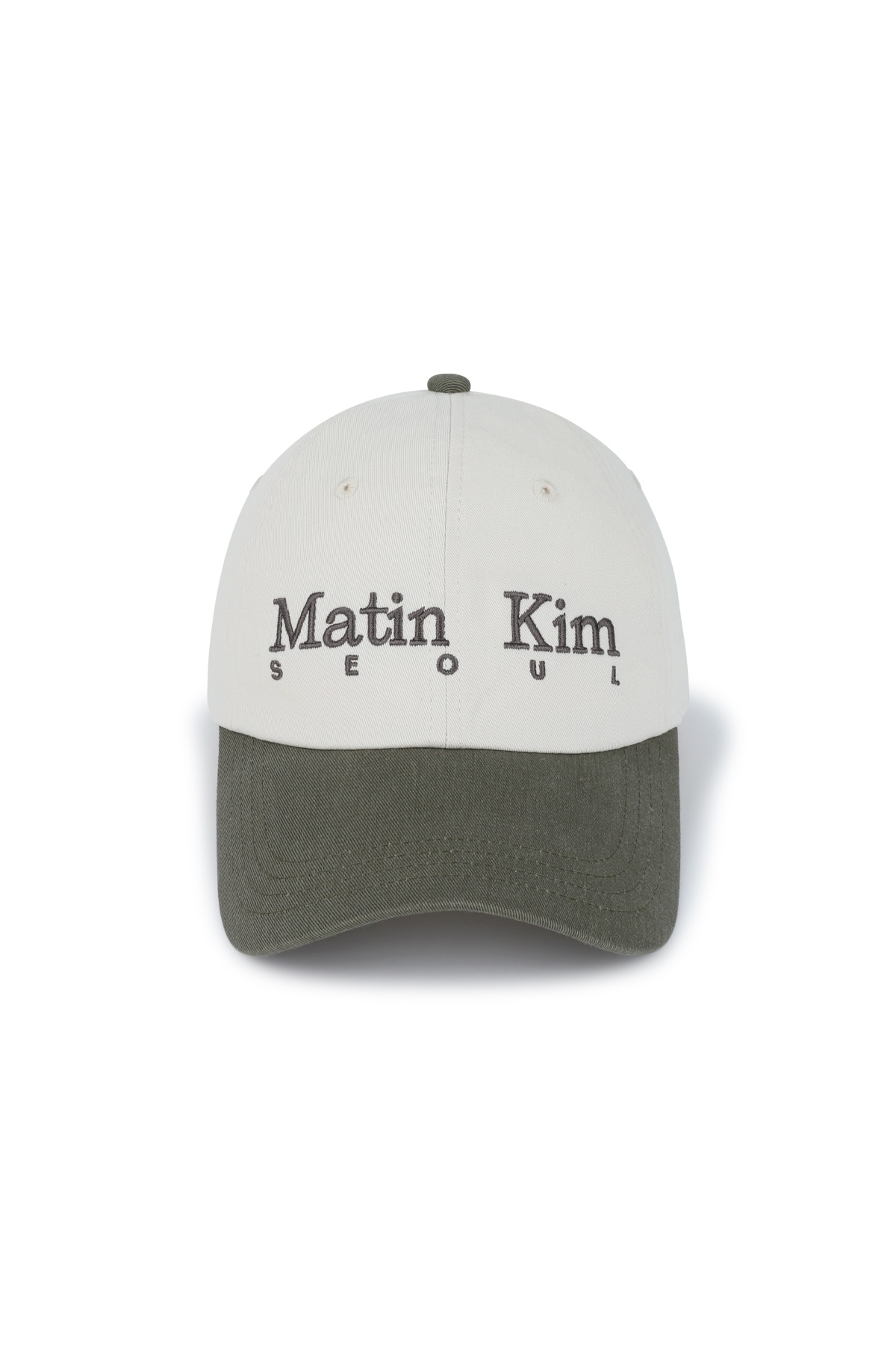 SEOUL LOGO TWO-TONE BIG BALL CAP