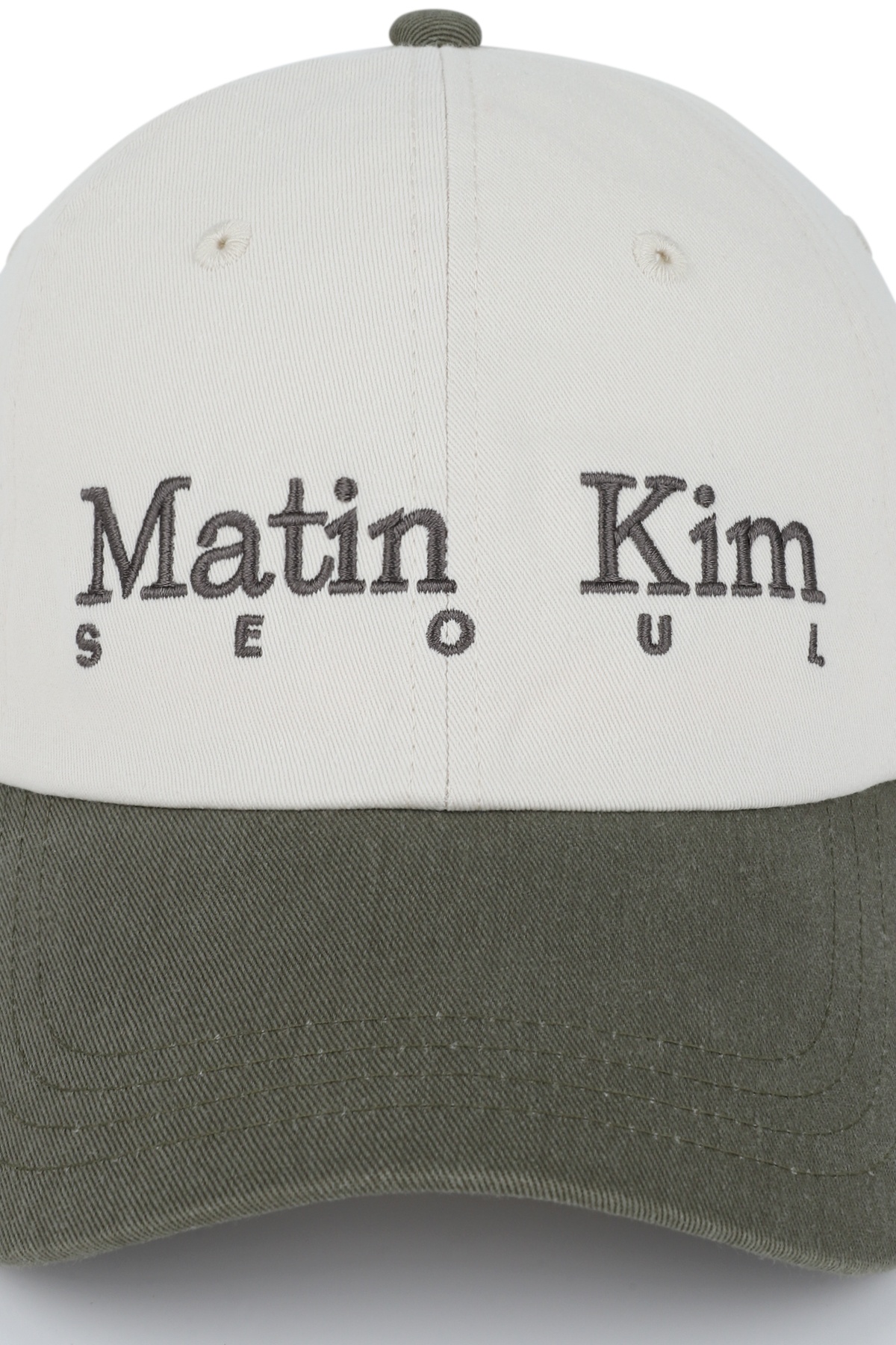 SEOUL LOGO TWO-TONE BIG BALL CAP