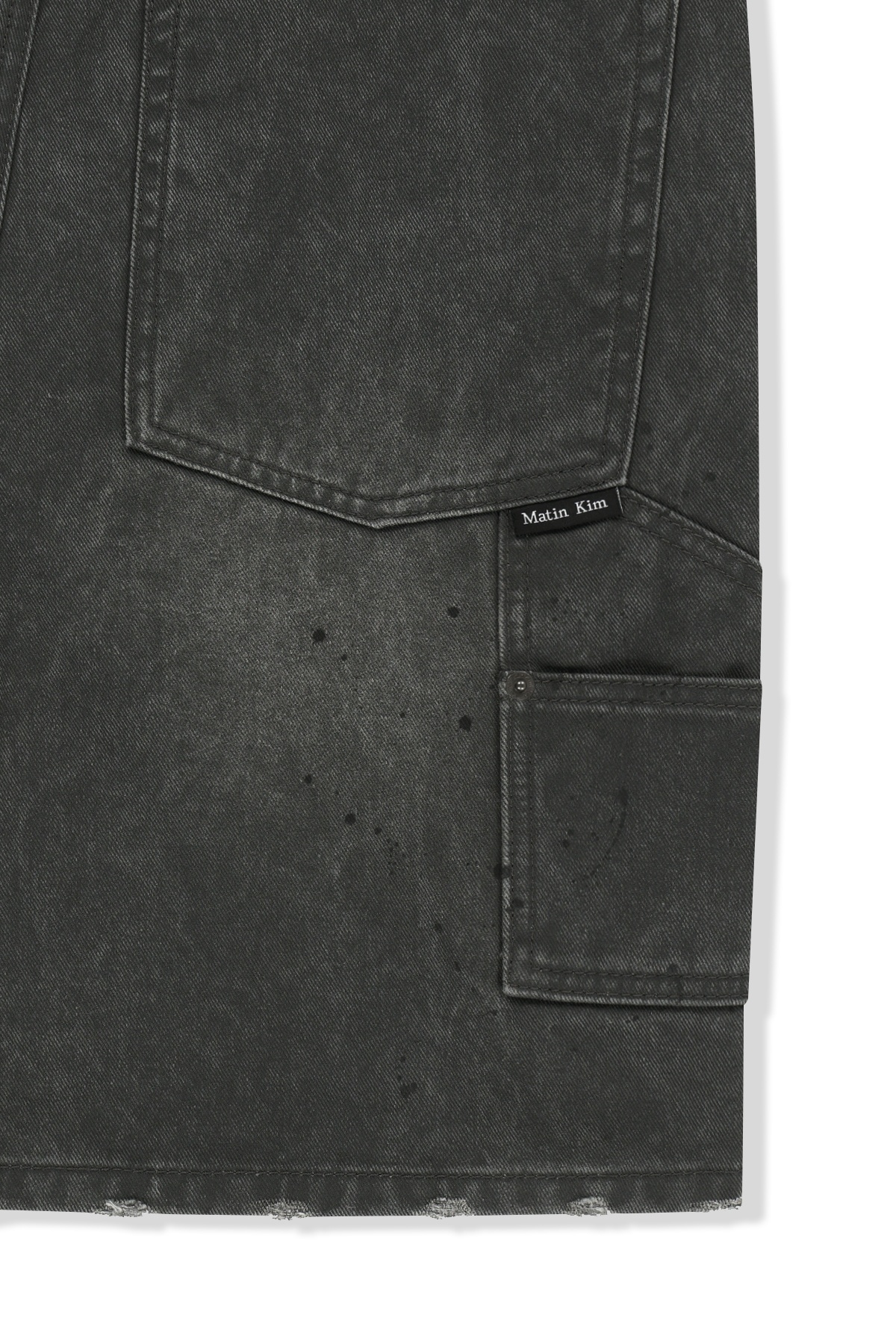 CARPENTER BERMUDA DENIM PANTS