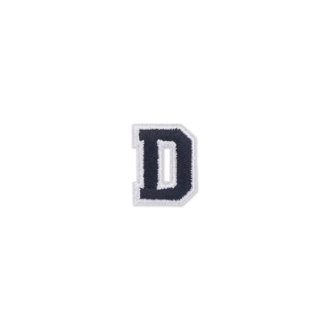 HS PATCH ALPHABET D BLACK P30
