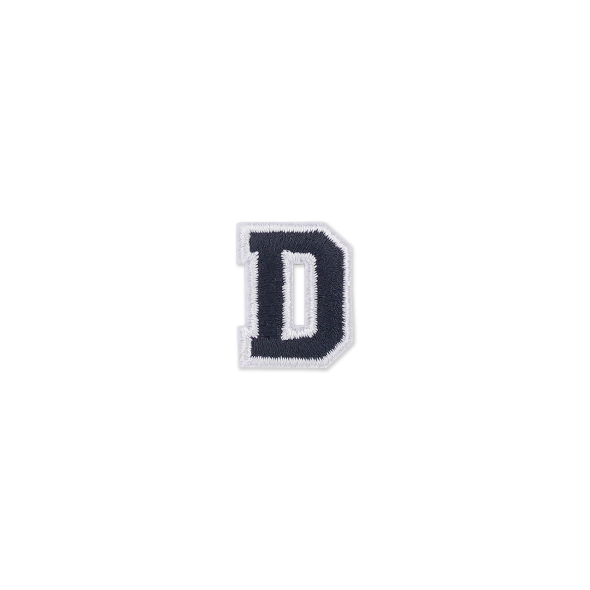 HS PATCH ALPHABET D BLACK P30