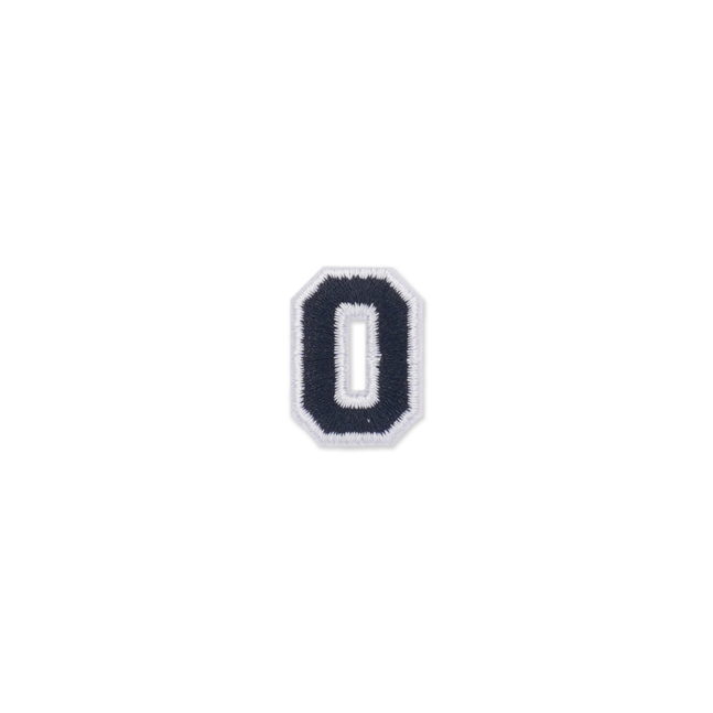 HS PATCH ALPHABET O BLACK P30