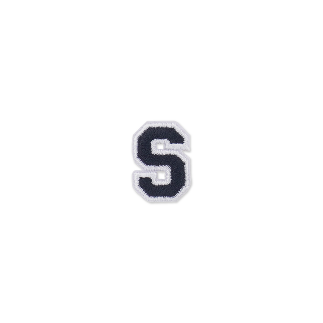 HS PATCH ALPHABET S BLACK P30