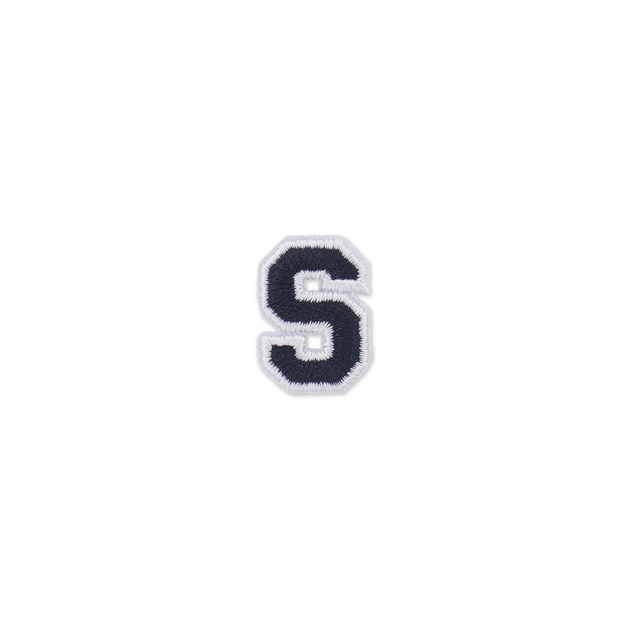 HS PATCH ALPHABET S BLACK P30