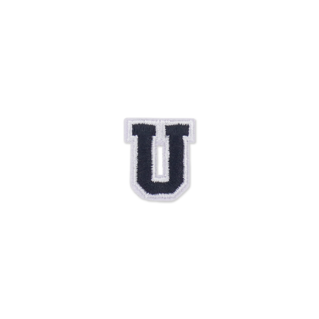 HS PATCH ALPHABET U BLACK P30
