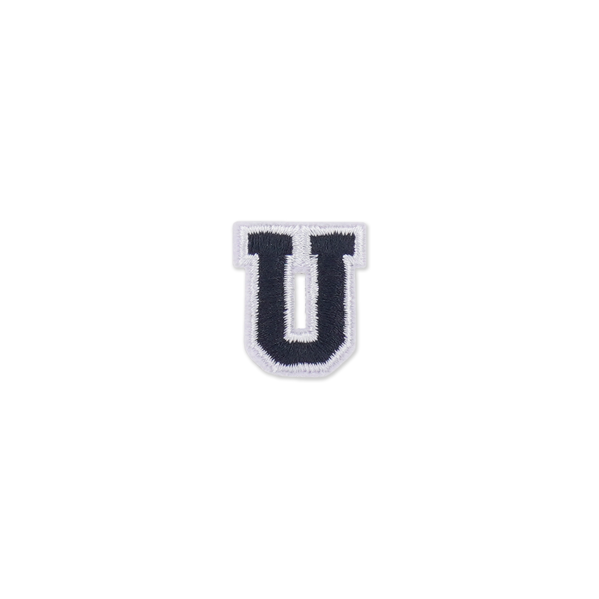 HS PATCH ALPHABET U BLACK P30