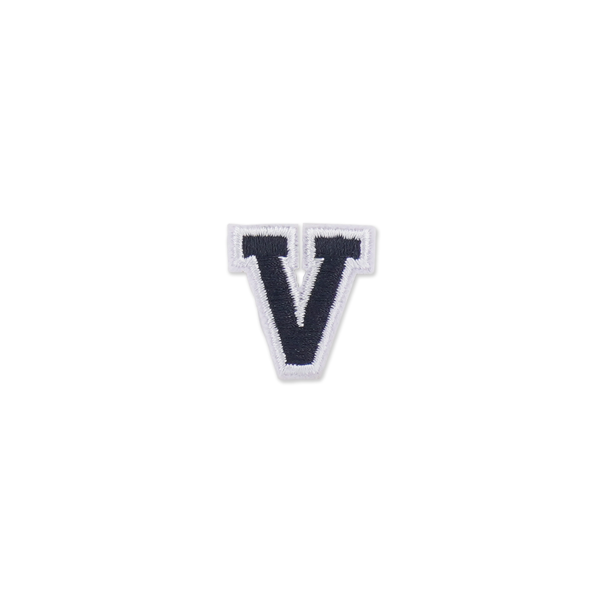 HS PATCH ALPHABET V BLACK P30