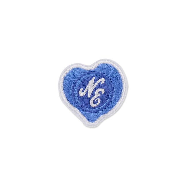 HS PATCH NE HEART BLUE P30