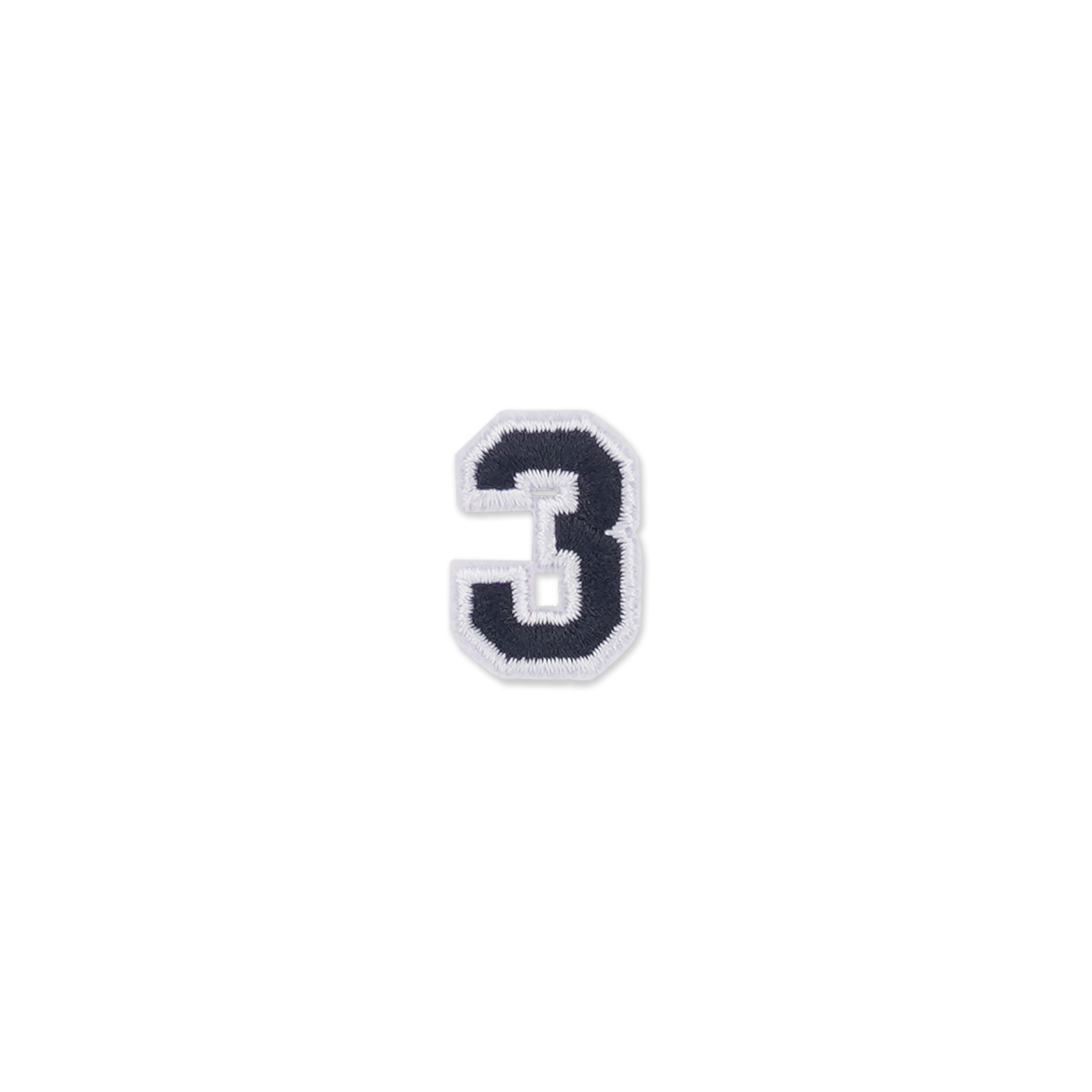 HS PATCH NUMBER 3 BLACK P30