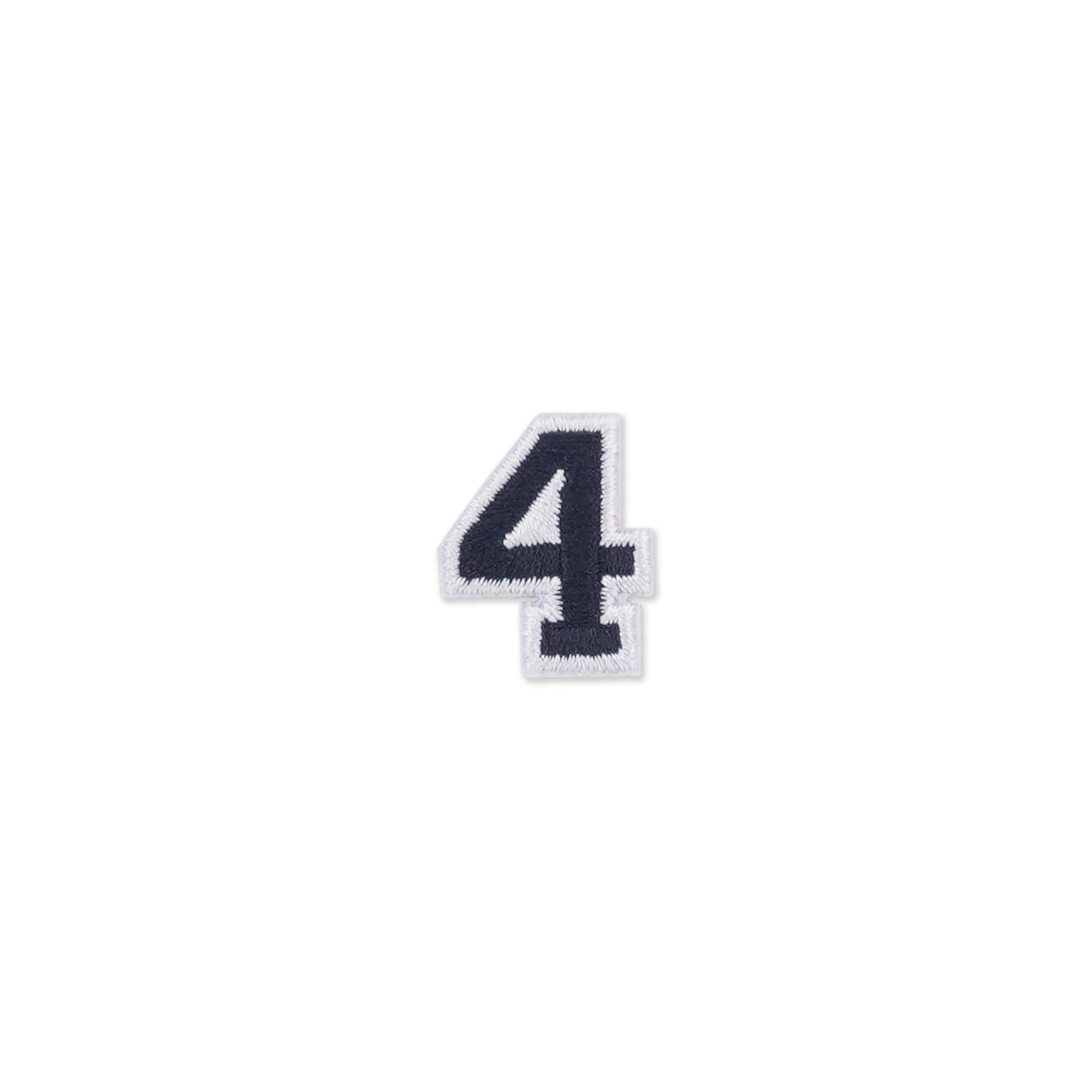 HS PATCH NUMBER 4 BLACK P30