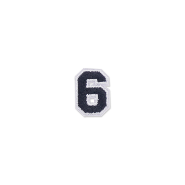 HS PATCH NUMBER 6 BLACK P30