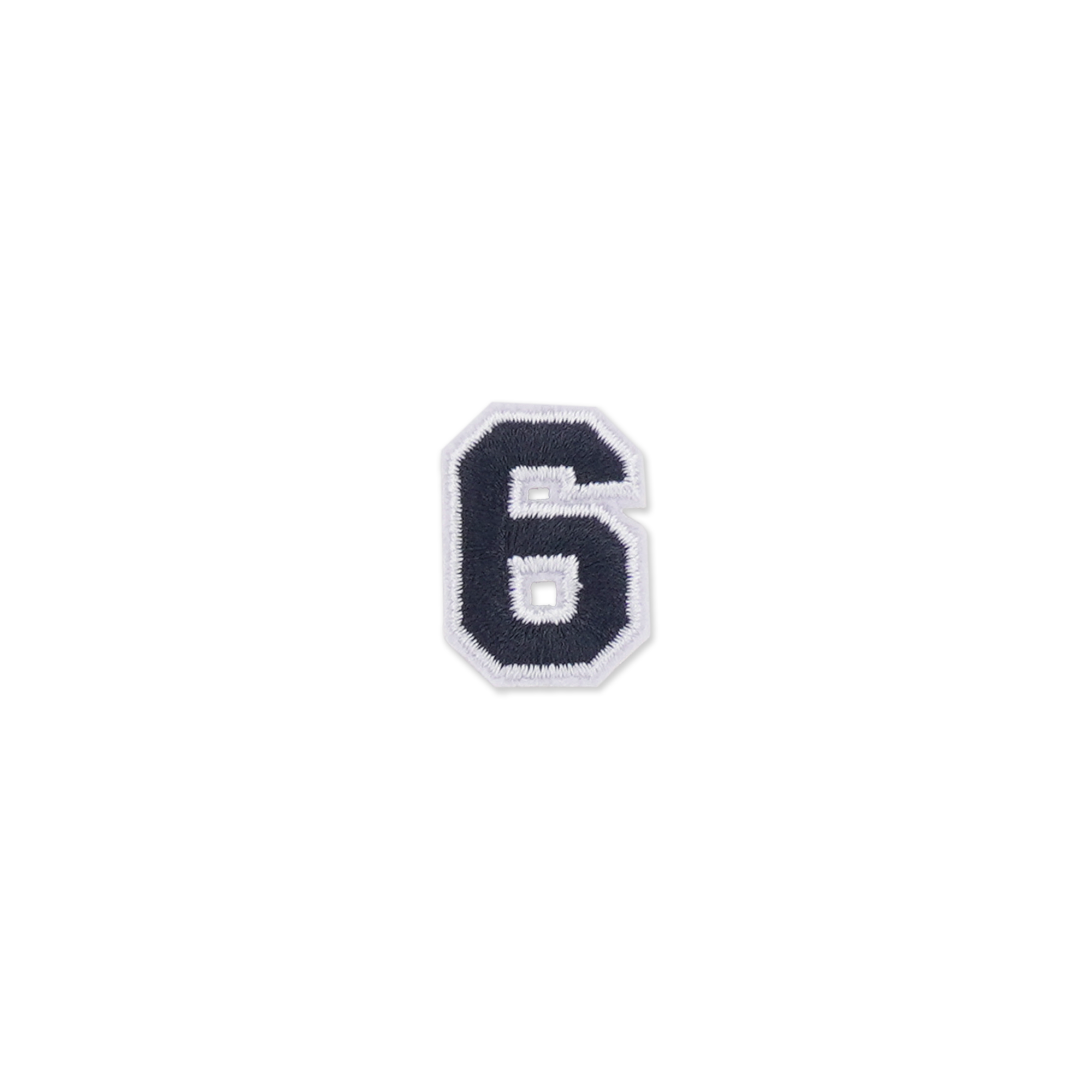 HS PATCH NUMBER 6 BLACK P30