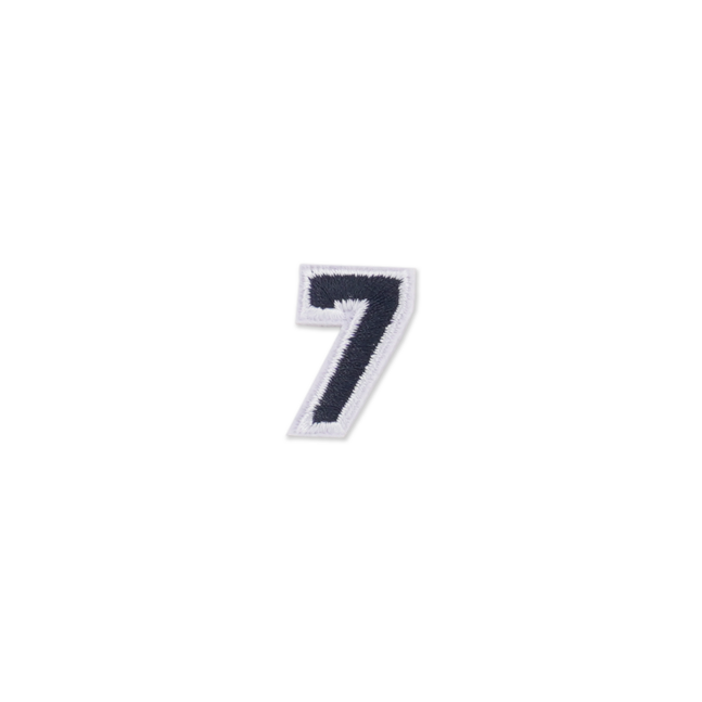 HS PATCH NUMBER 7 BLACK P30