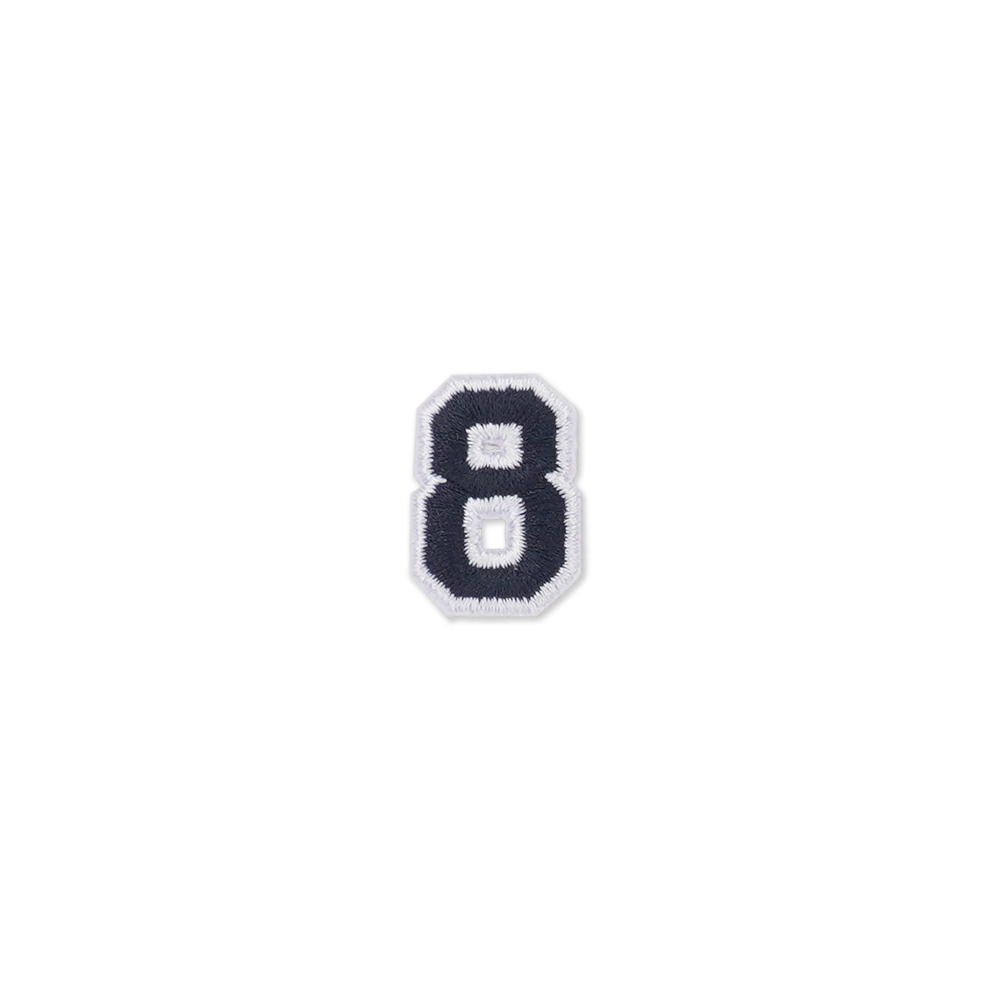 HS PATCH NUMBER 8 BLACK P30