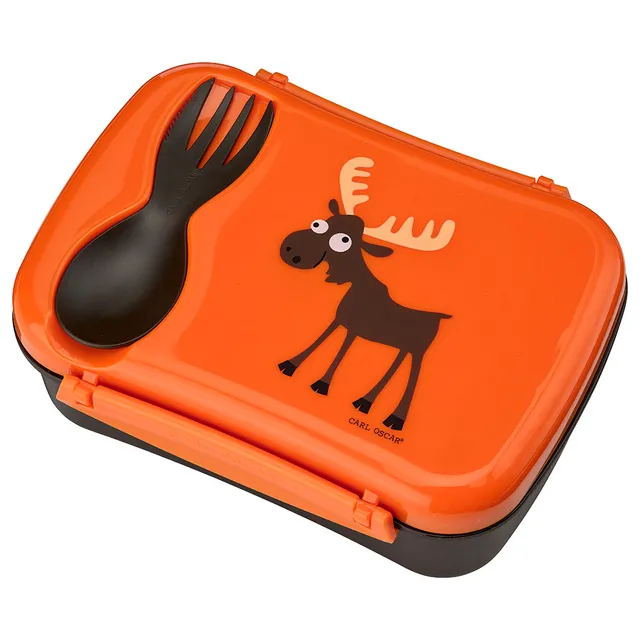 N'ice Box™, Kids lunch box with cooling pack - Orange