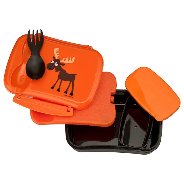N'ice Box™, Kids lunch box with cooling pack - Orange