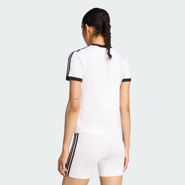 3S TEE SLIM WHITE/BLACK