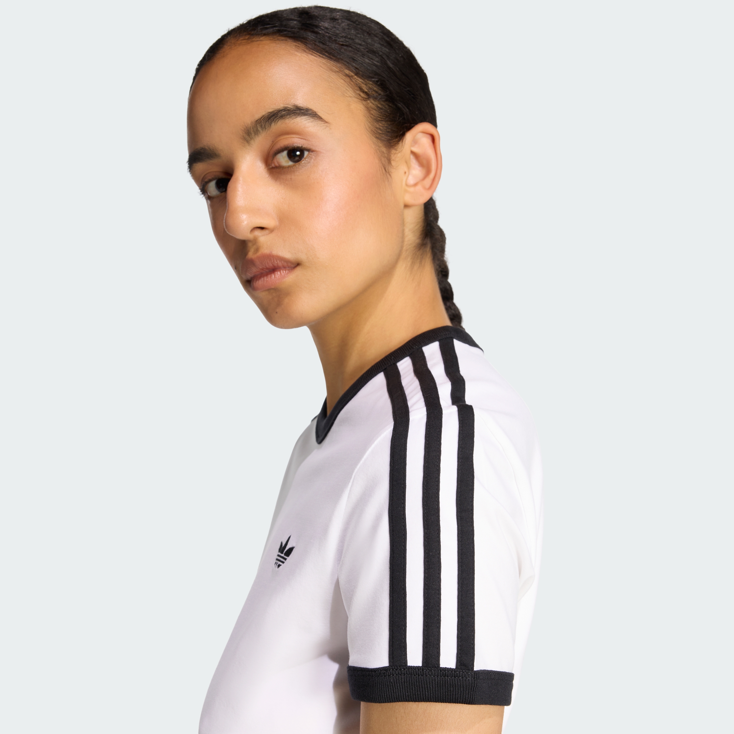3S TEE SLIM WHITE/BLACK