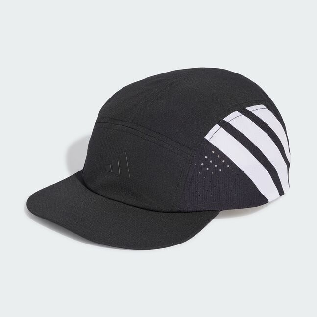 DEF 5PNL CAP BLACK/BLACK/WHITE