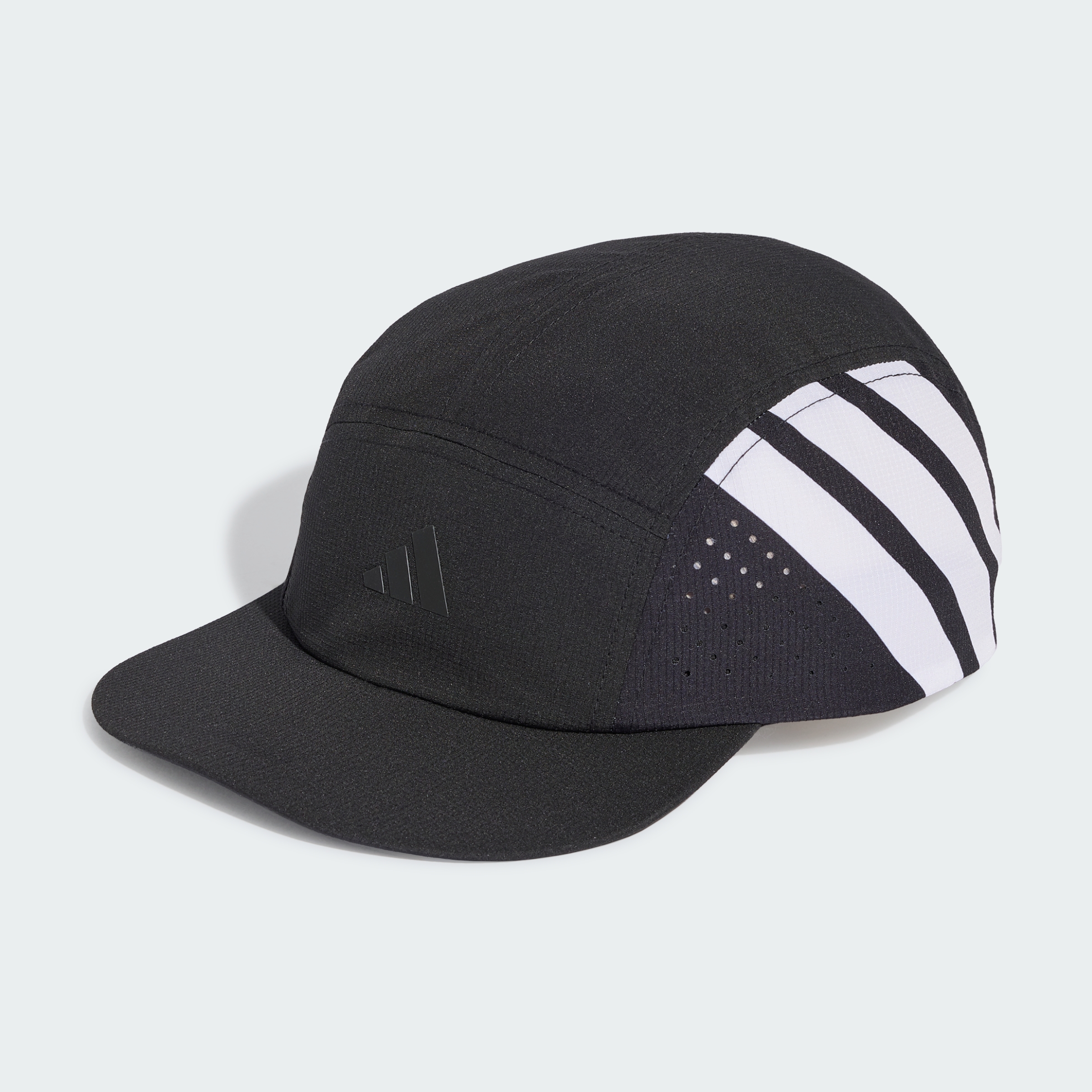 DEF 5PNL CAP BLACK/BLACK/WHITE