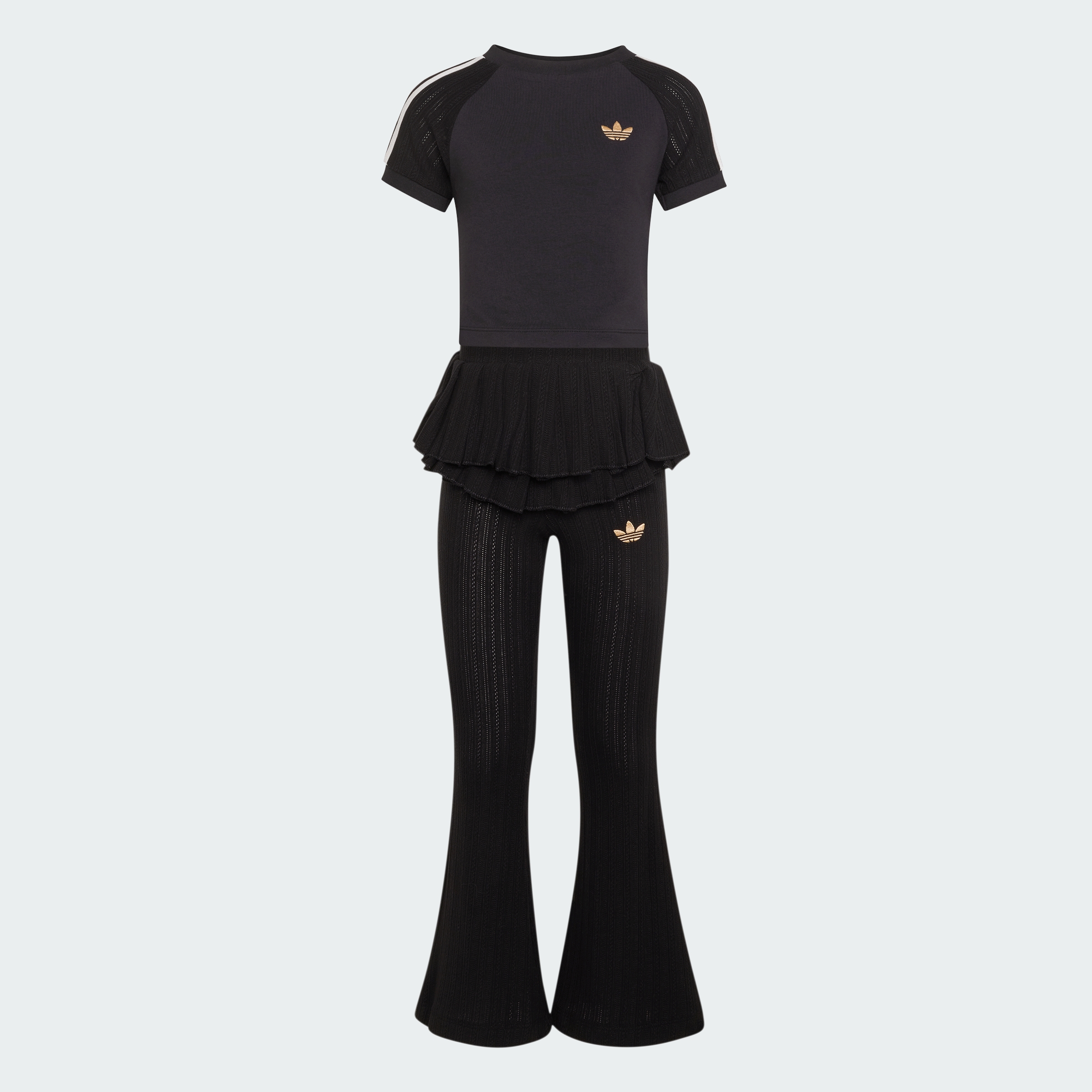 KNT TEE LEG SET BLACK