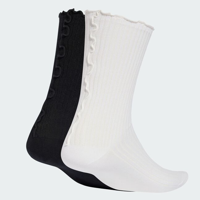 RUFFLE CR S 2P BLACK/WHITE