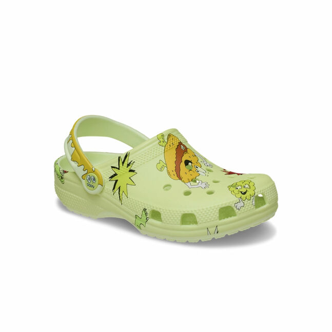 Clsc Glow Silly Slime Clog K GLt