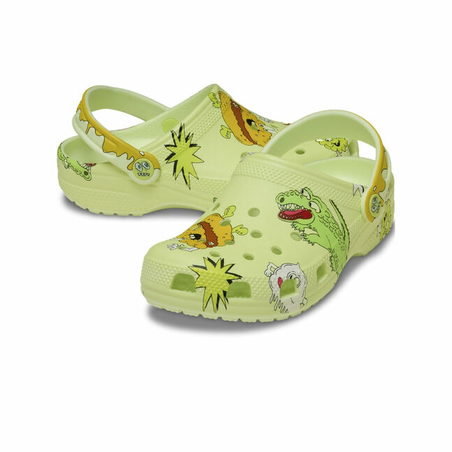 Clsc Glow Silly Slime Clog K GLt