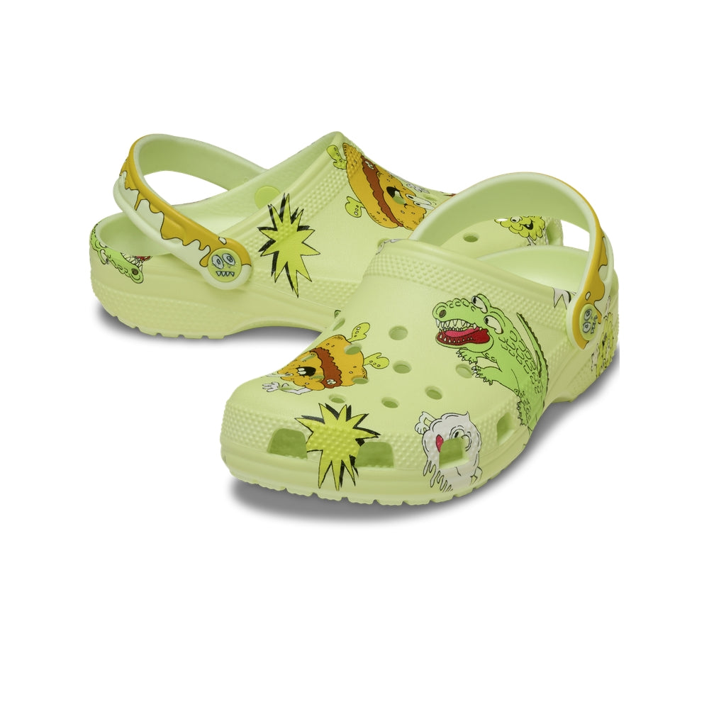 Clsc Glow Silly Slime Clog K GLt