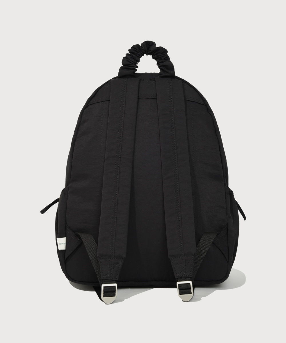 WOMEN CLOVER HEART SHIRRING NYLON BACKPACK