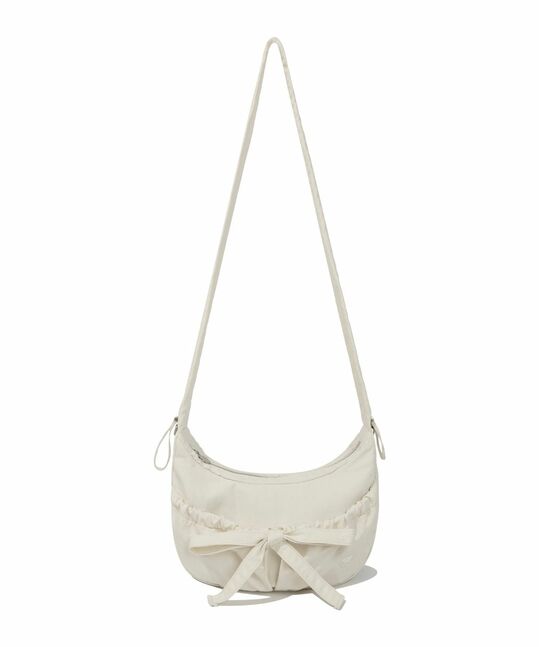 WOMEN CLOVER HEART MEDIUM NYLON HOBO BAG