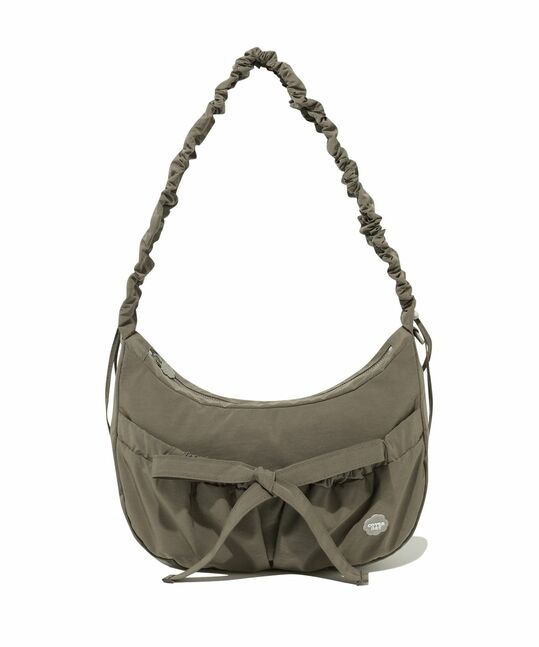 WOMEN CLOVER HEART MEDIUM NYLON HOBO BAG