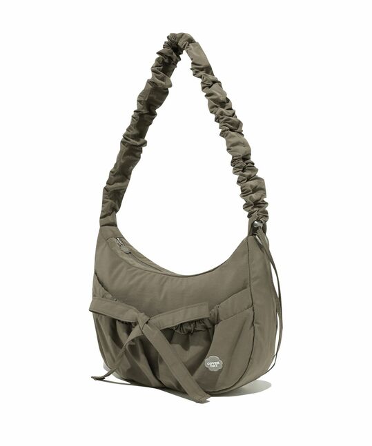 WOMEN CLOVER HEART MEDIUM NYLON HOBO BAG