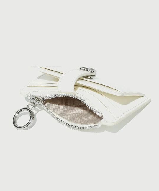WOMEN CLOVER HEART TOP-ZIP WALLET