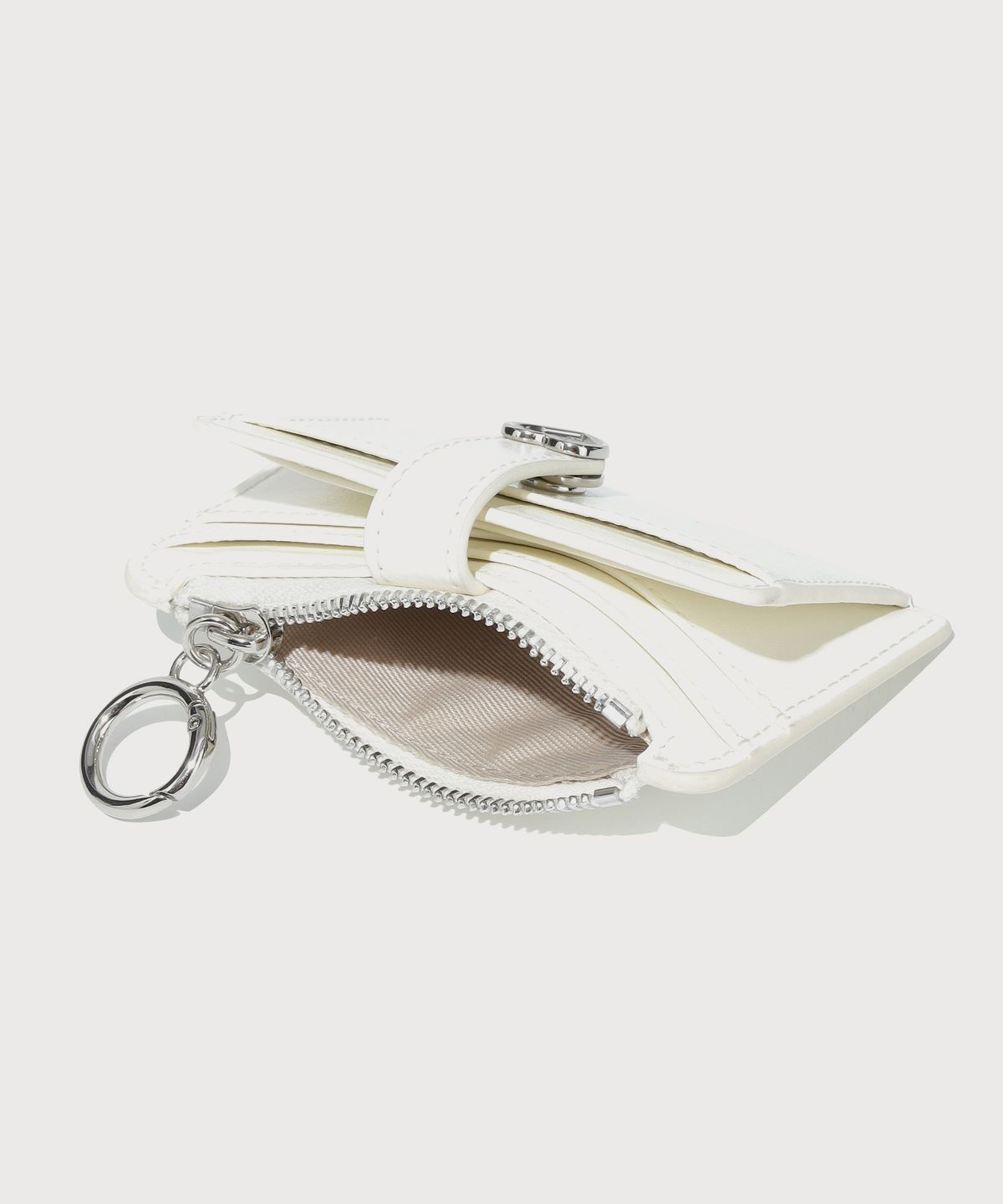 WOMEN CLOVER HEART TOP-ZIP WALLET