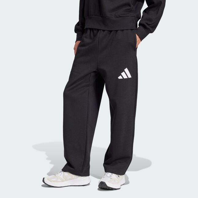 M WIDE PANT FL BLACK/WHITE