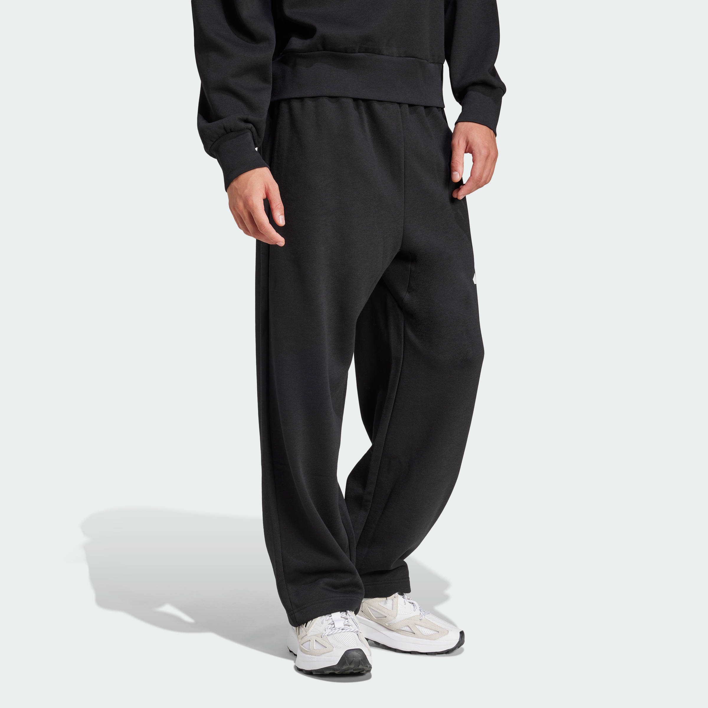 M WIDE PANT FL BLACK/WHITE