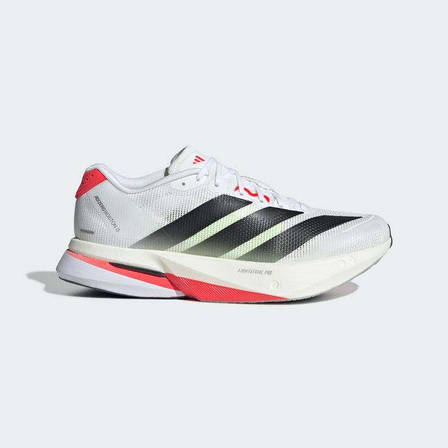 ADIZERO BOSTON 13 W FTWWHT/CBLACK/LUCRED