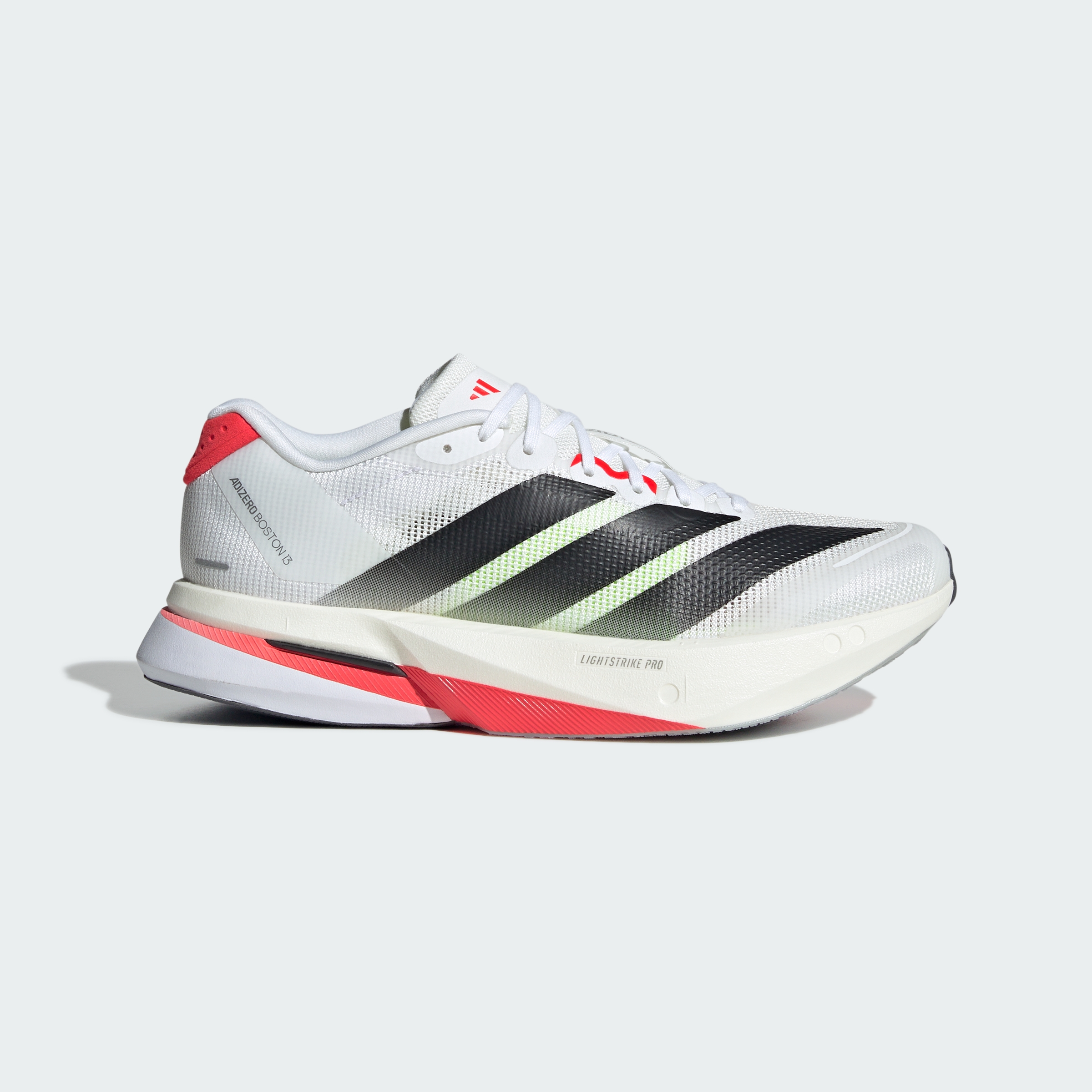 ADIZERO BOSTON 13 W FTWWHT/CBLACK/LUCRED