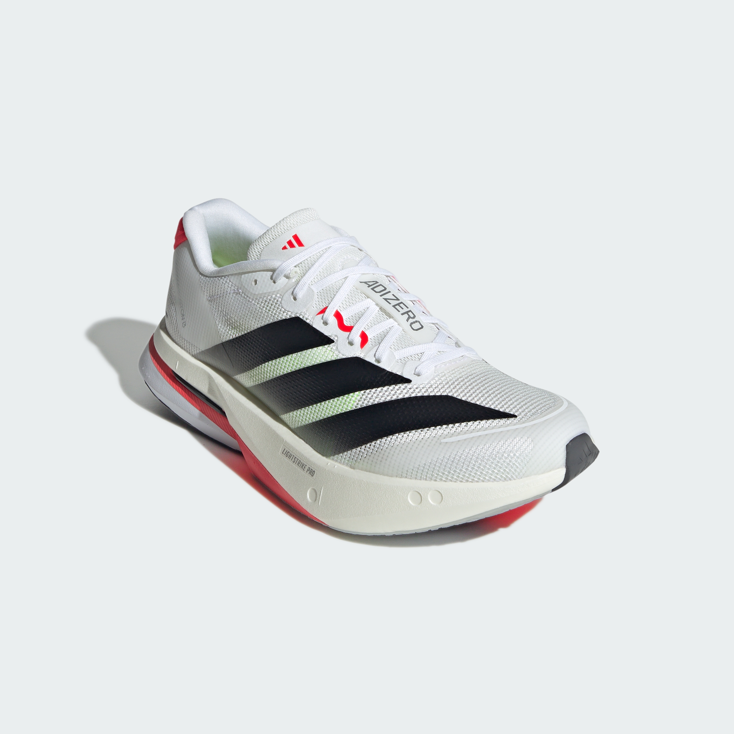 ADIZERO BOSTON 13 W FTWWHT/CBLACK/LUCRED