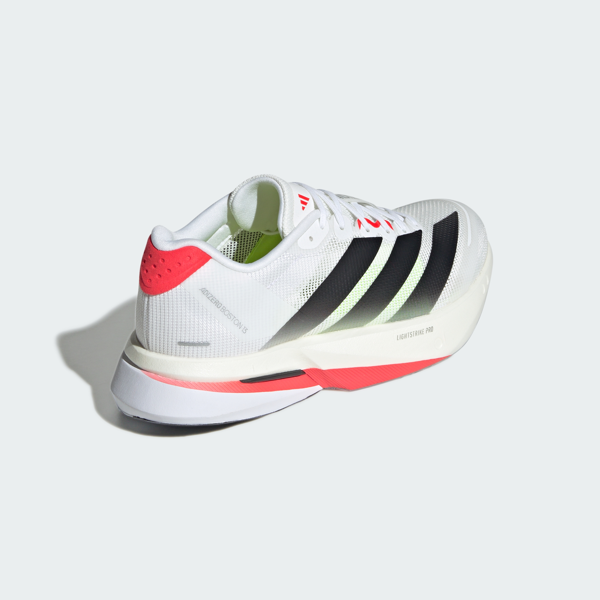 ADIZERO BOSTON 13 W FTWWHT/CBLACK/LUCRED