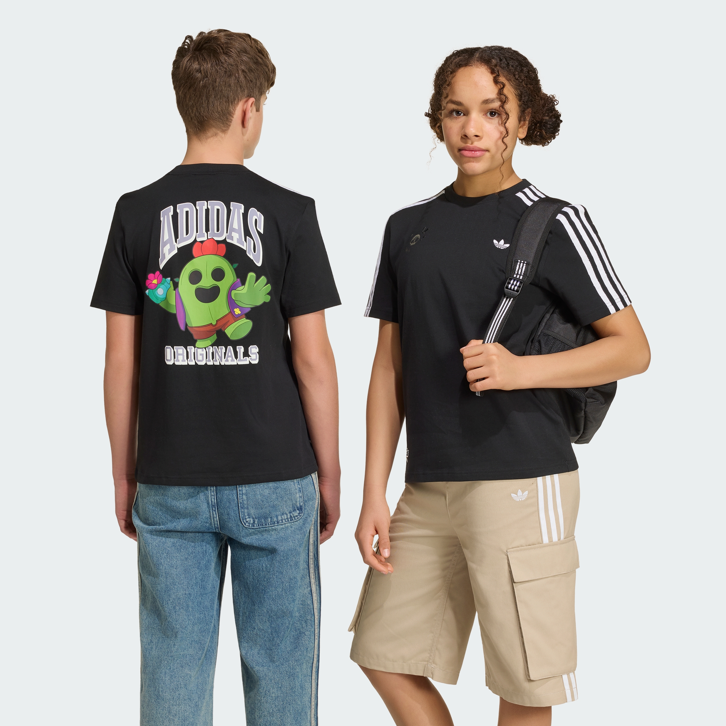 GFX LOOSE TEE BLACK/WHITE